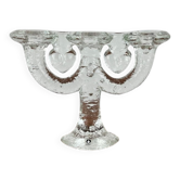 Vintage Swedish glass candlestick from Pukeberg, 1970s