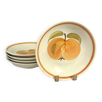 Soup plates - Peach - Italian ceramic