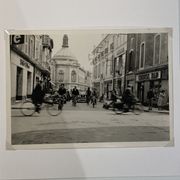 Original silver print - France - Street scene - Circa 1960 - Vintage silver print