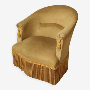 Yellow toad armchair