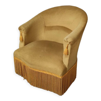 Yellow toad armchair