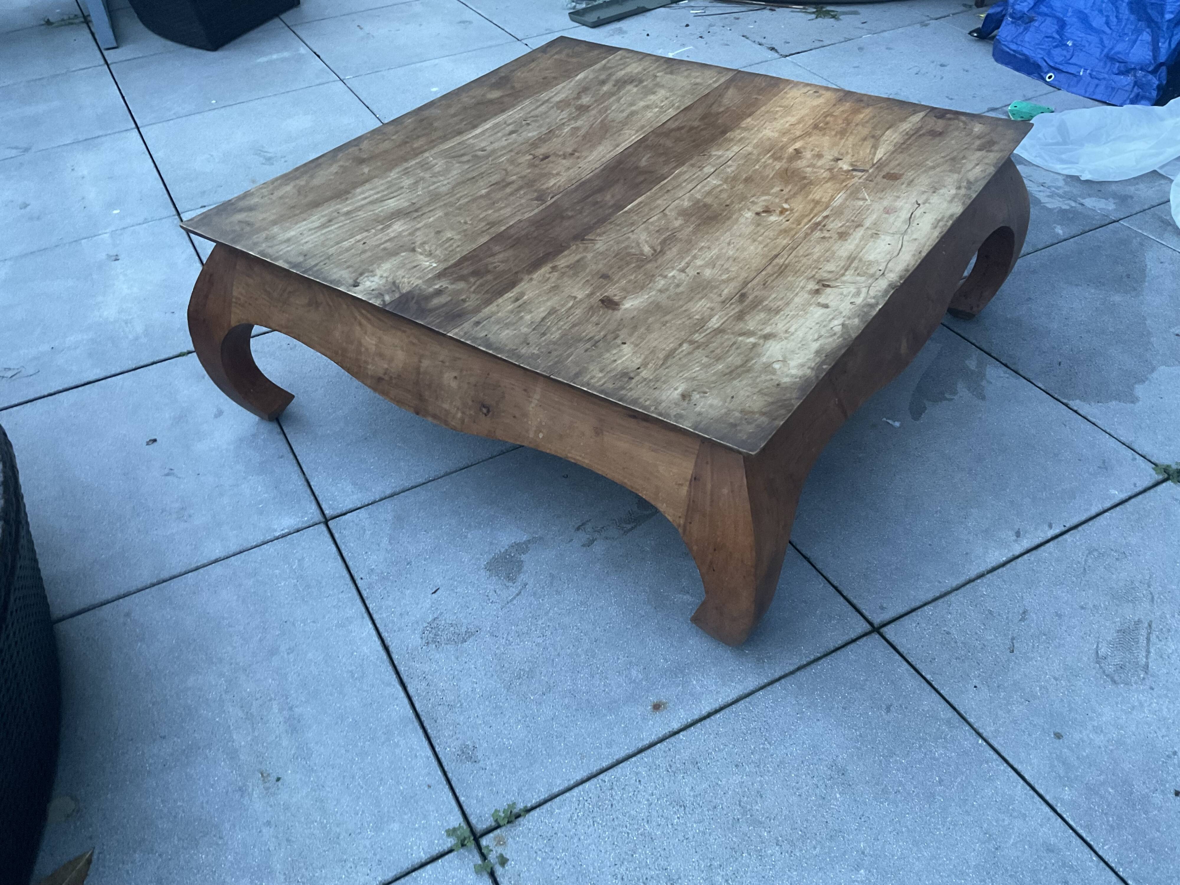 Acacia wood coffee table, Bali