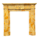 Louis XVI Style Fireplace In Yellow Siena Marble Circa 1880