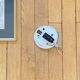 Small vintage wall light or half-moon ceiling light 15 cm