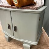 Chevet ou meuble d’appoint vert de gris