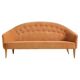 Canapé Paradise with orange fabric upholstery by Kerstin Hörlin-Holmqvist