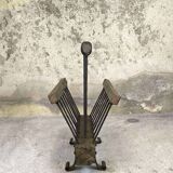 Vintage Brutalist Magazine Rack