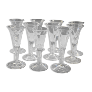 ensemble de 10 verres