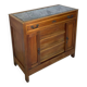 Commode de style Art Déco en bois de cerisier et noyer.