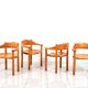 Set of 6 solid pinewood armchairs by Rainer Daumiller for Hirtshals Sawmill