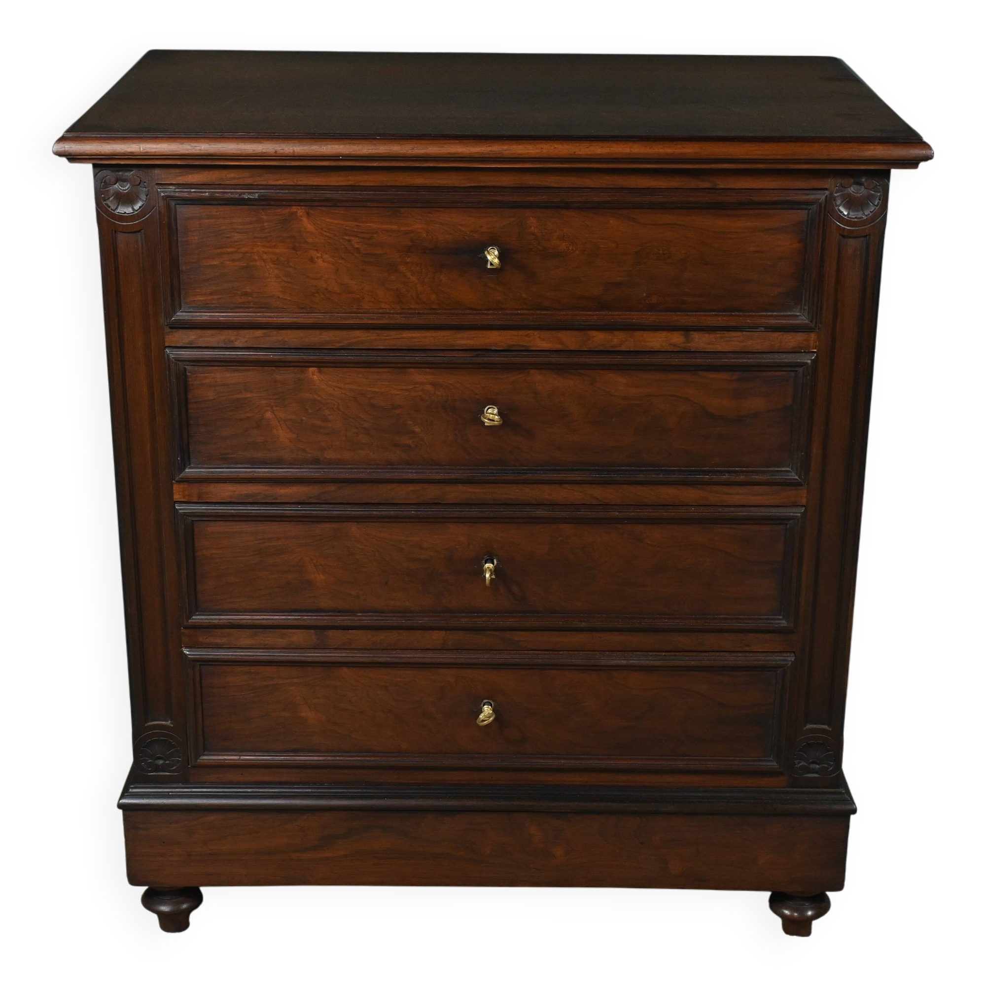 Rosewood veneer chest of drawers, Art Nouveau – 1920