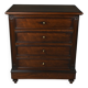 Rosewood veneer chest of drawers, Art Nouveau – 1920