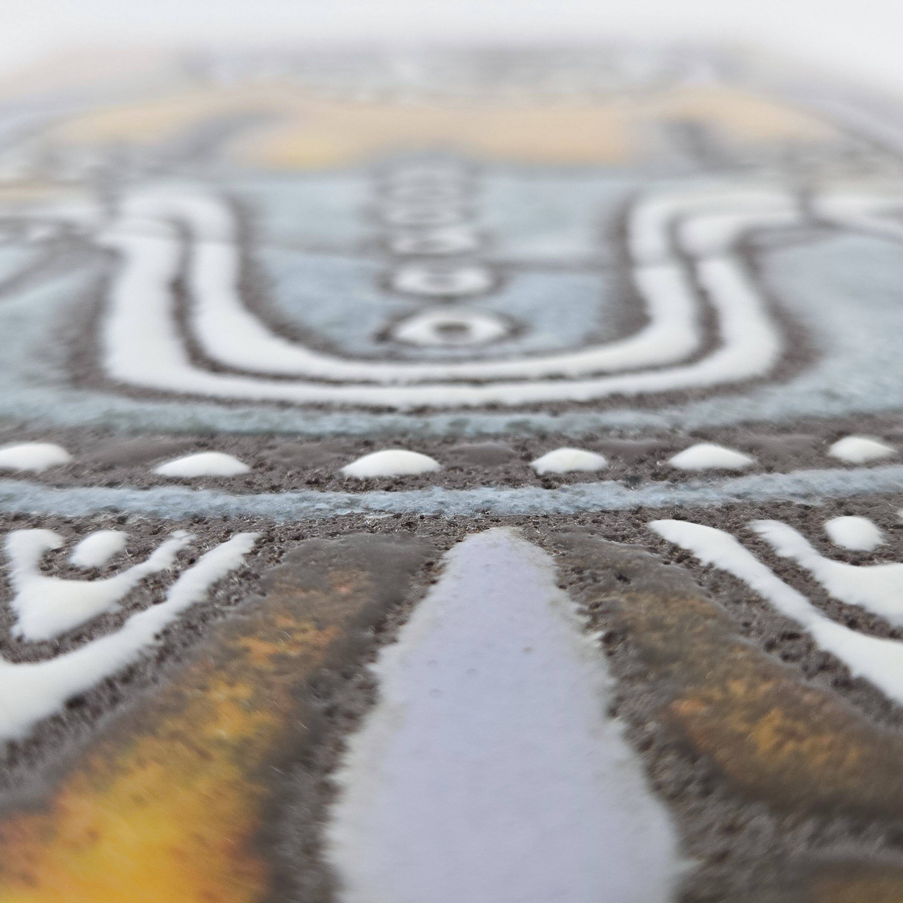 Vintage Inuit wall decoration, 1960s