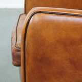 Fauteuil en cuir de mouton