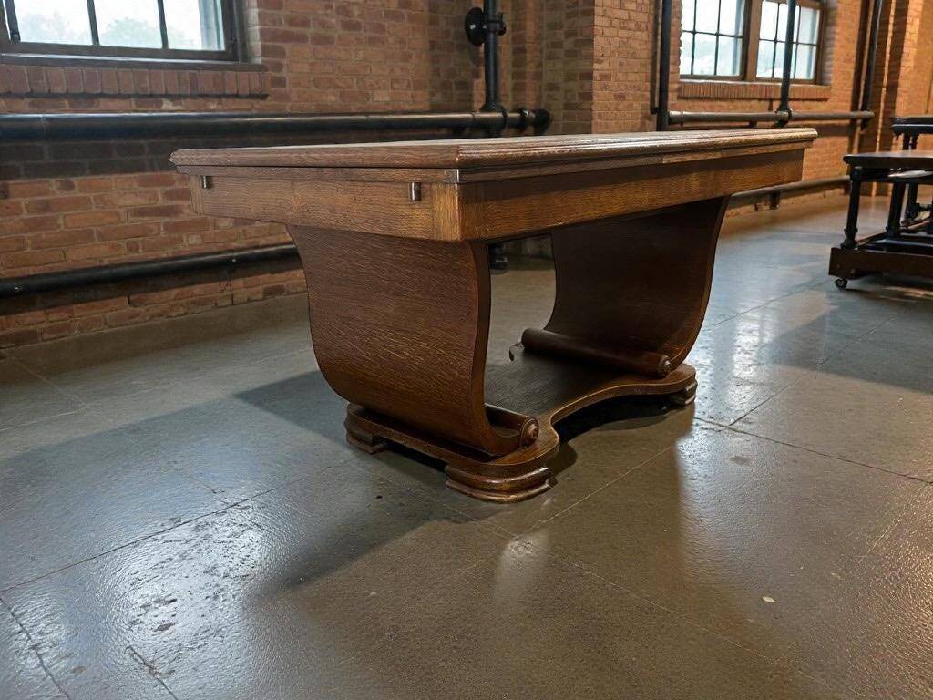 Art Deco extendable dining table