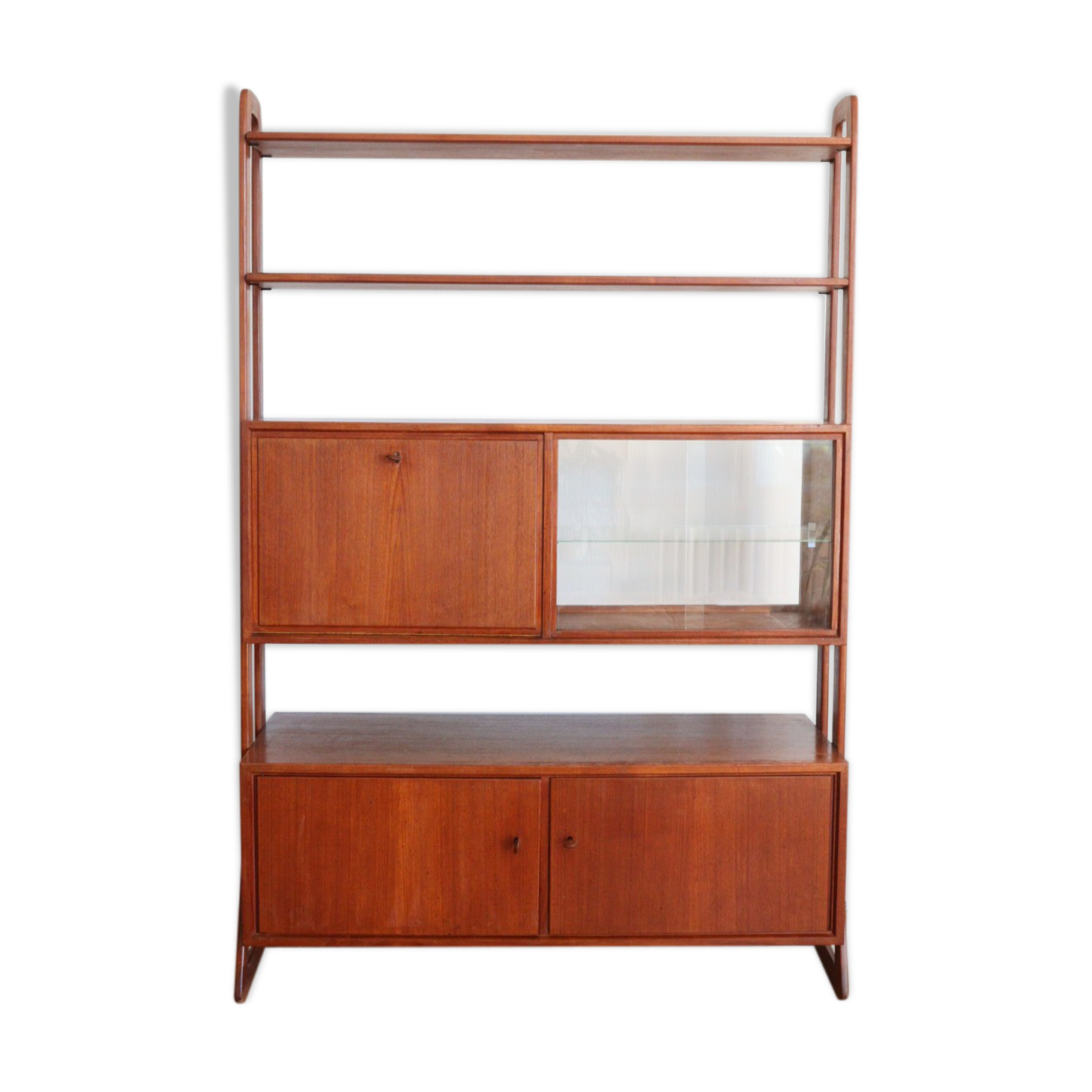 Vintage teak bookcase