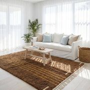 Tapis berbère en laine naturelle tissé main traditionnelle 2,5/3,5 m