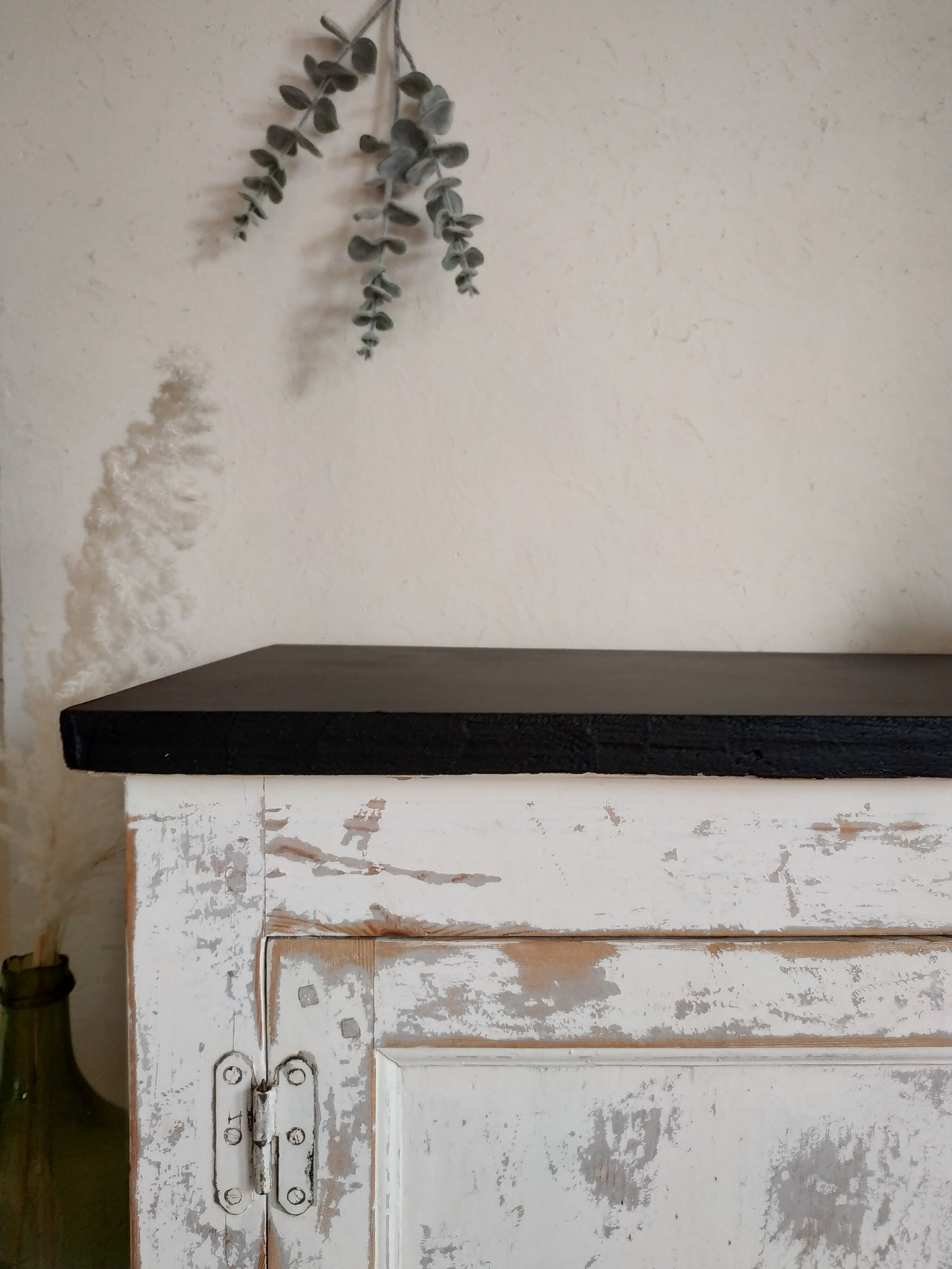 Renovated white Parisian buffet