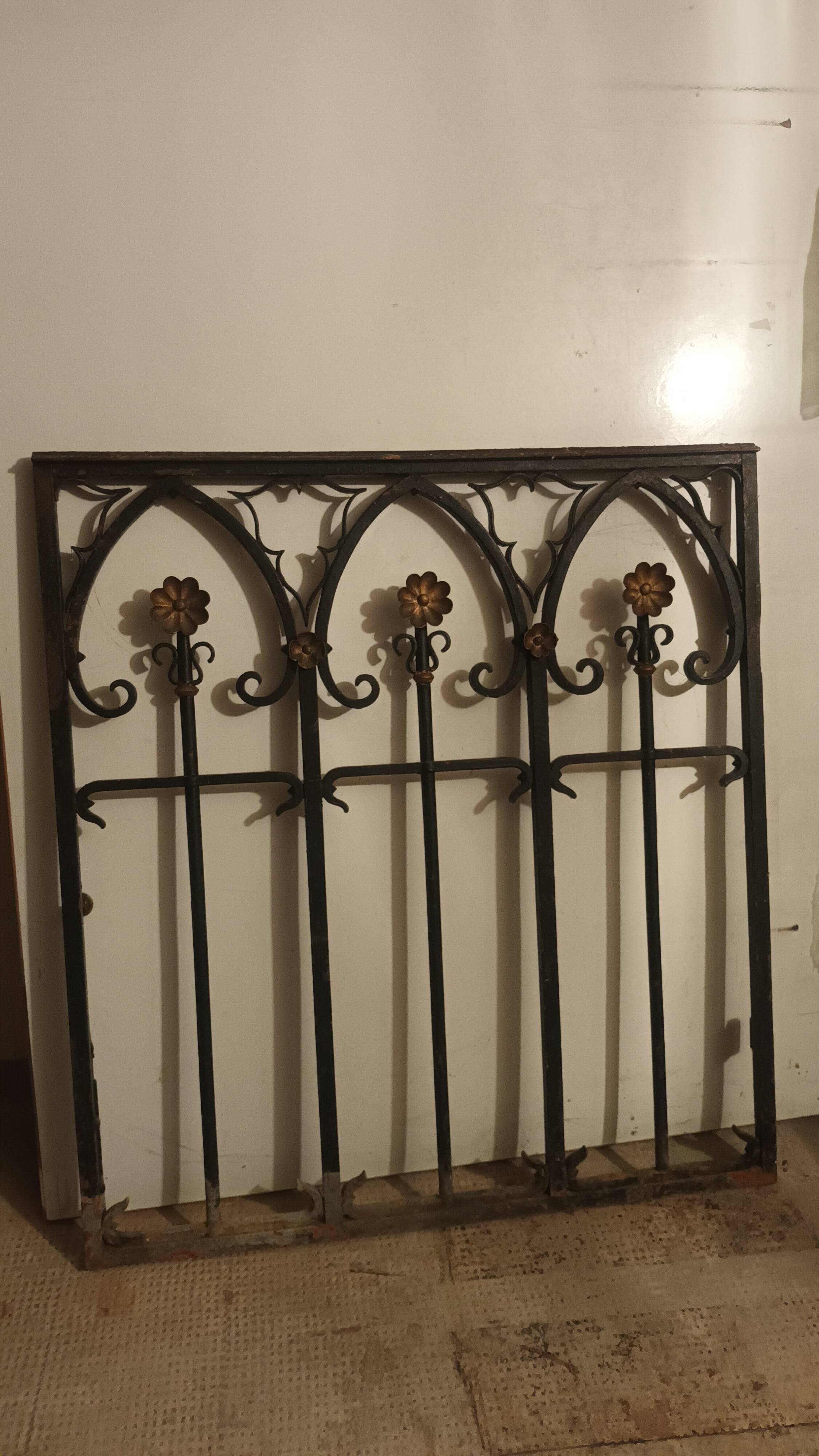 Wrought iron grille