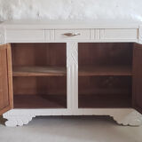 White art-deco buffet