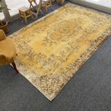 Tapis oushak jaune 200x300