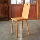 Raw wood chair
