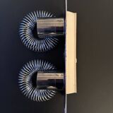 Double "spring" wall light Andréa Lazzari. Vintage.