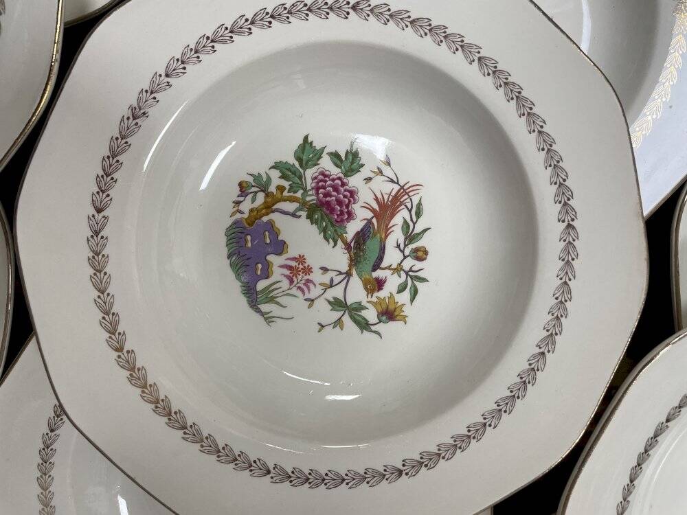 12 deep plates Digoin & Sarreguemines Nanteuil