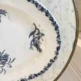 Oval dish Terre de Fer early nineteenth