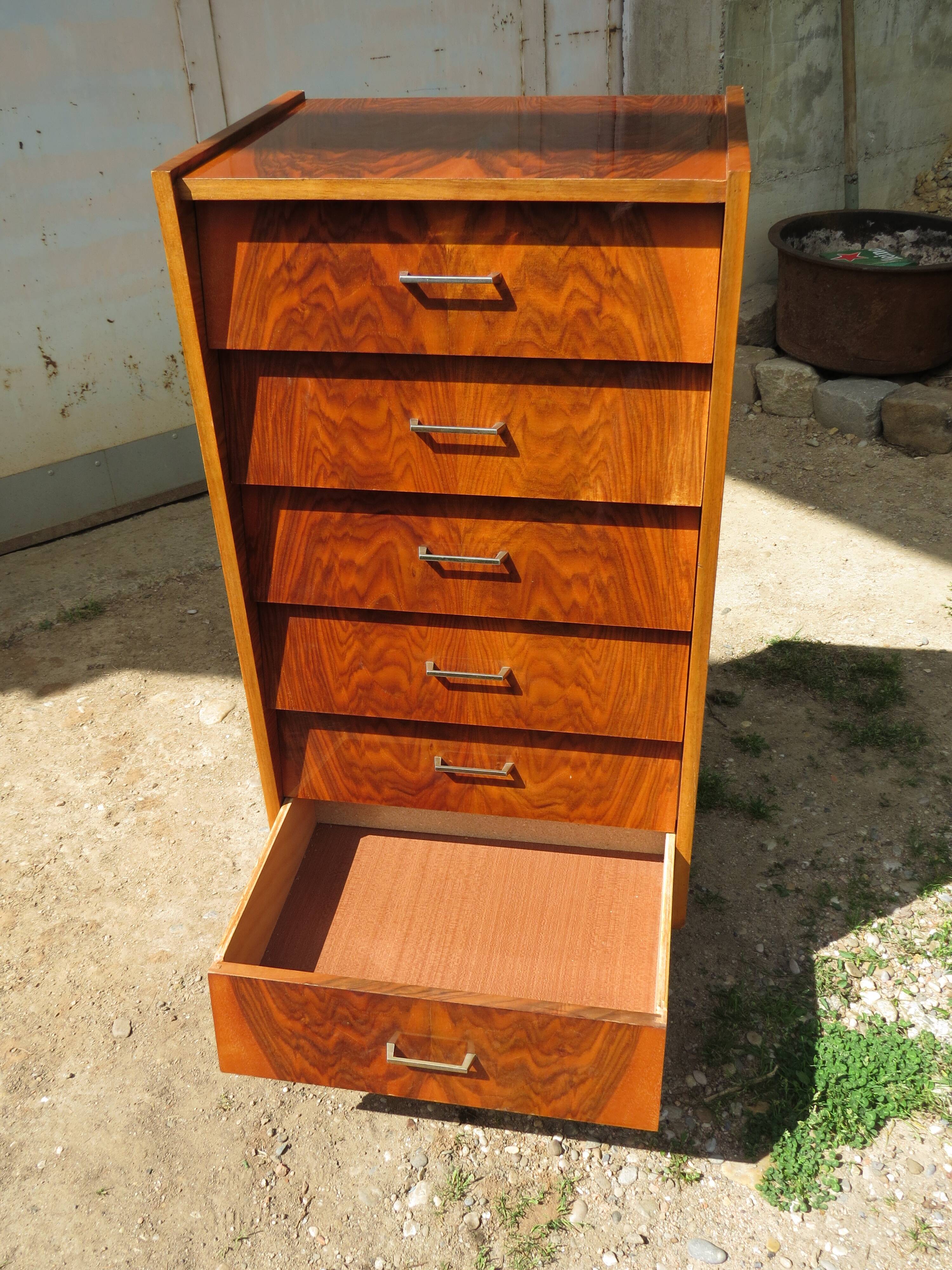 60's rosewood chiffonier