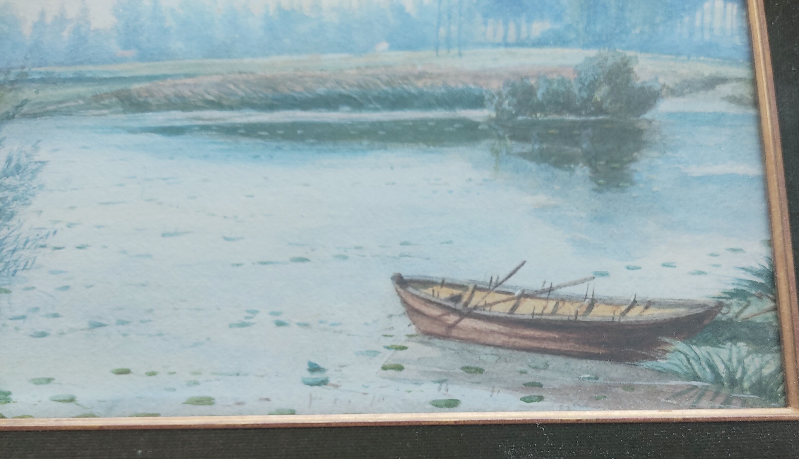 Lakescape, 19th century watercolour