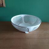 Plat ajoure tresse en faience fine Rodach