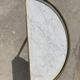 Console half moon wooden and marble louis XVI style