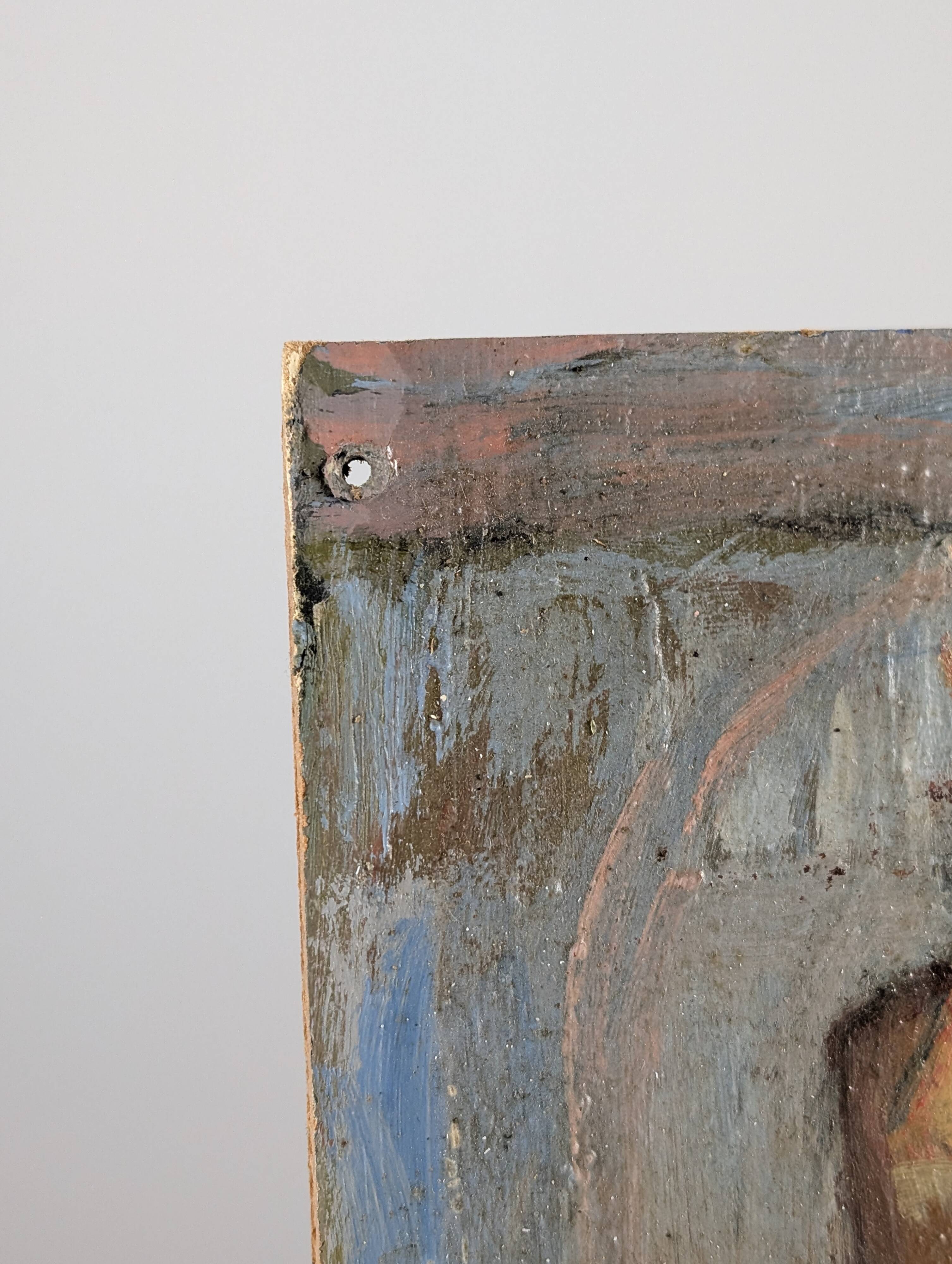 Oil on Board by Einar Granum, Norway, 1950s