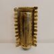 Brutalist flame cut brass wall lamp, designed by the famous Svend Aage Holm Sørensen Denmark
