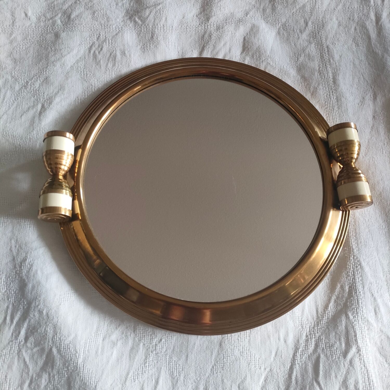 Art deco mirror tray