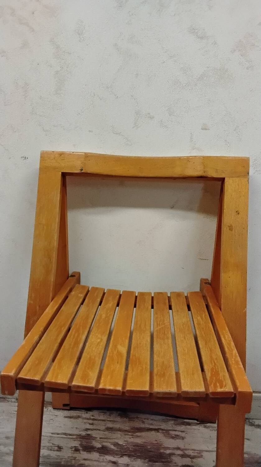 Vintage Aldo Jacober Style Folding Chairs