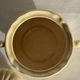 Cream teapot and its sugar bowl Sarreguemines France