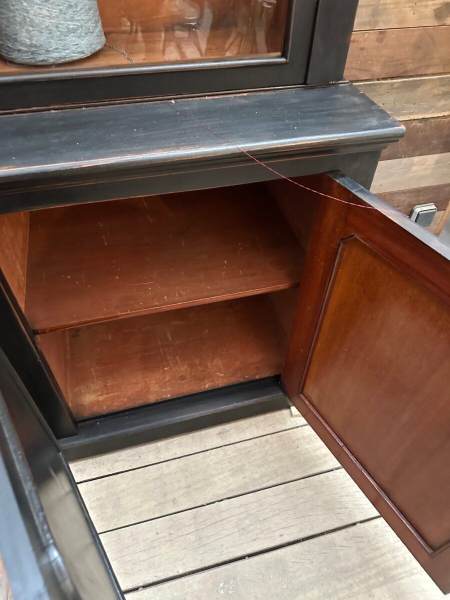 Large patinated library