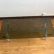 Vintage chrome coffee table