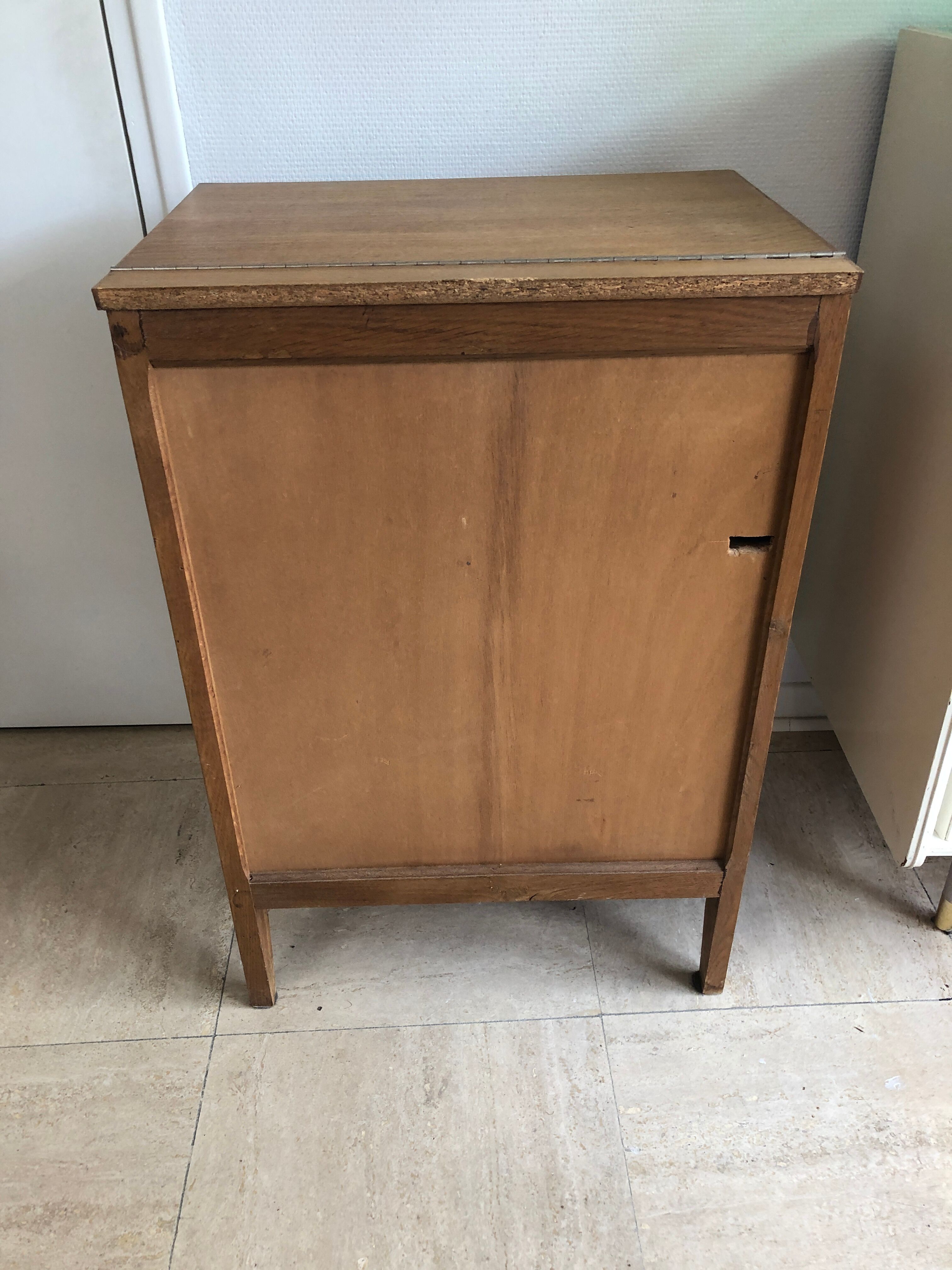 Meuble pour platine et vinyle vintage 1960