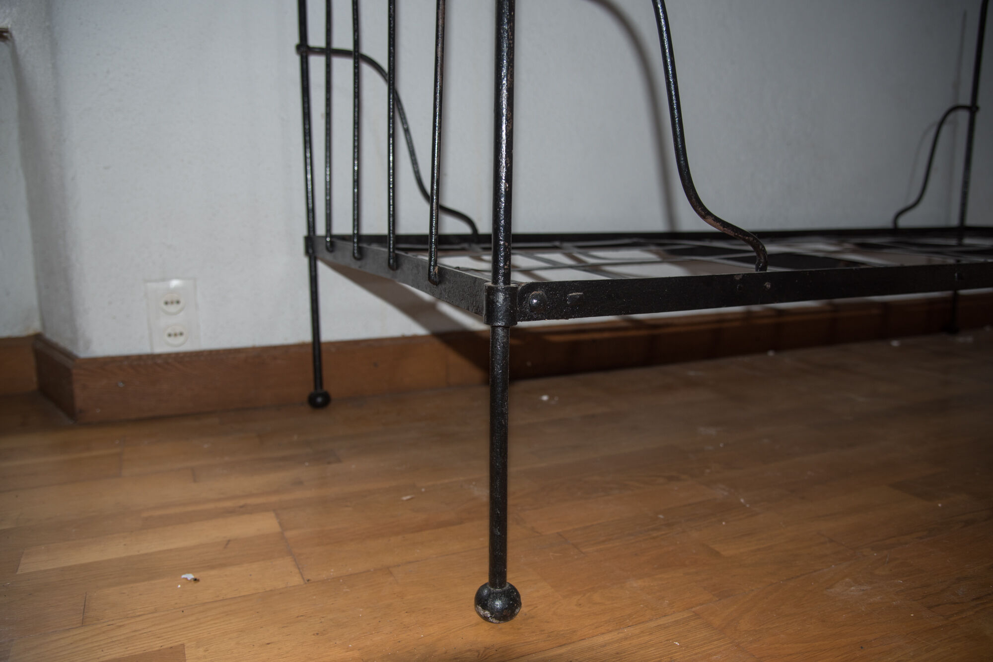 Lit pliable en fer forgé