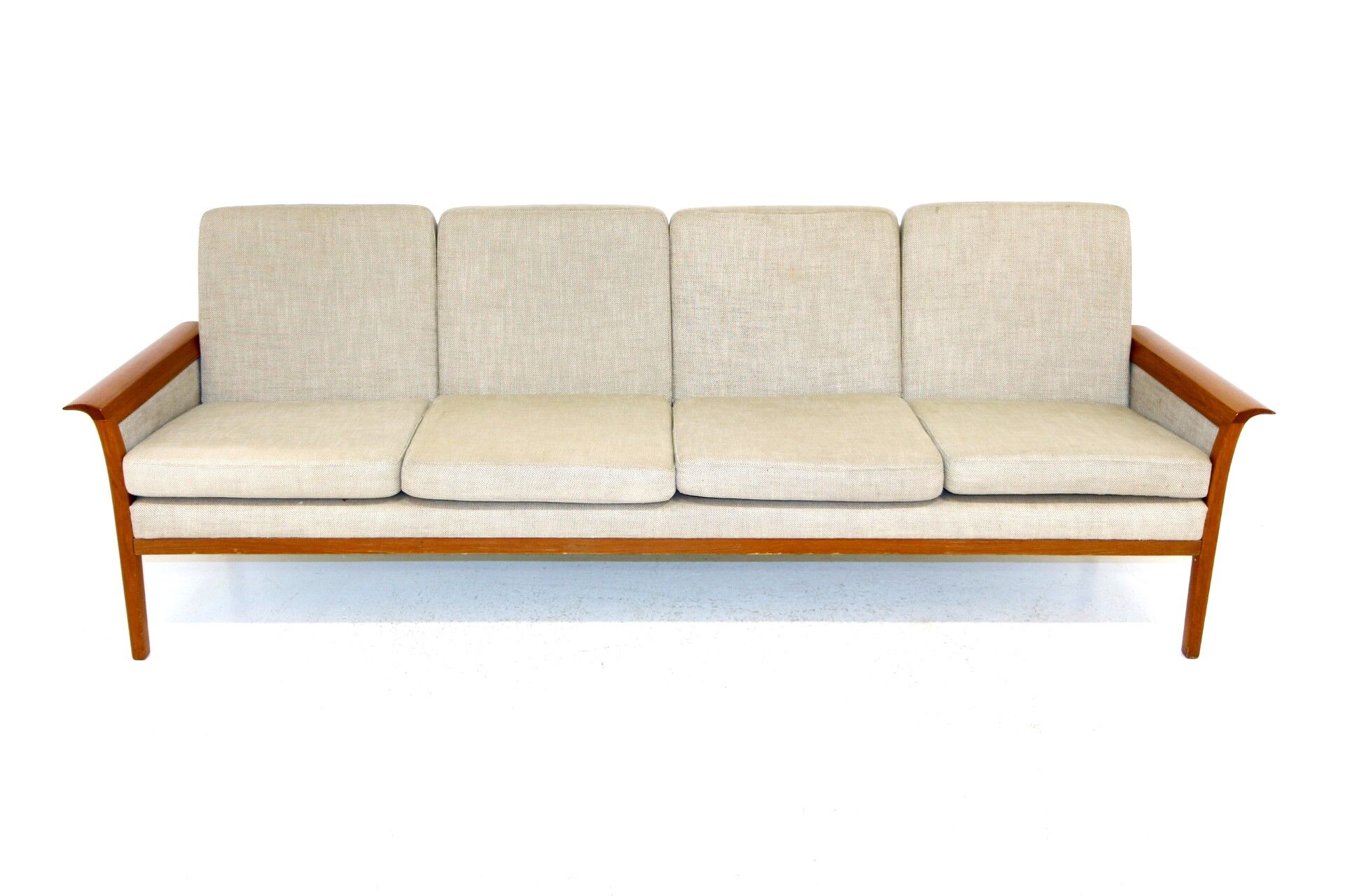 4-seater sofa, Fredrik Kayser for Vatne Møbler, Norway, 1950