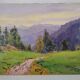 Georges Planes (1897-1977) Valley Landscape, Riverbank (double-sided)