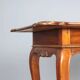 Antique writing desk in carved walnut, Italy, 19th century.