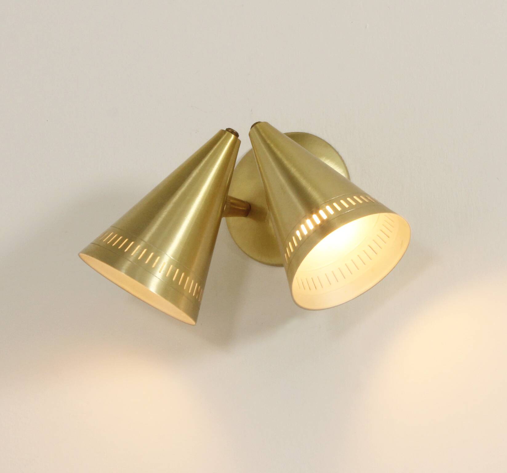 Rotating double wall lamp by Lightcraft, California, USA, 1950.