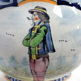 Paire de vases en faïence de quimper - fin xixe