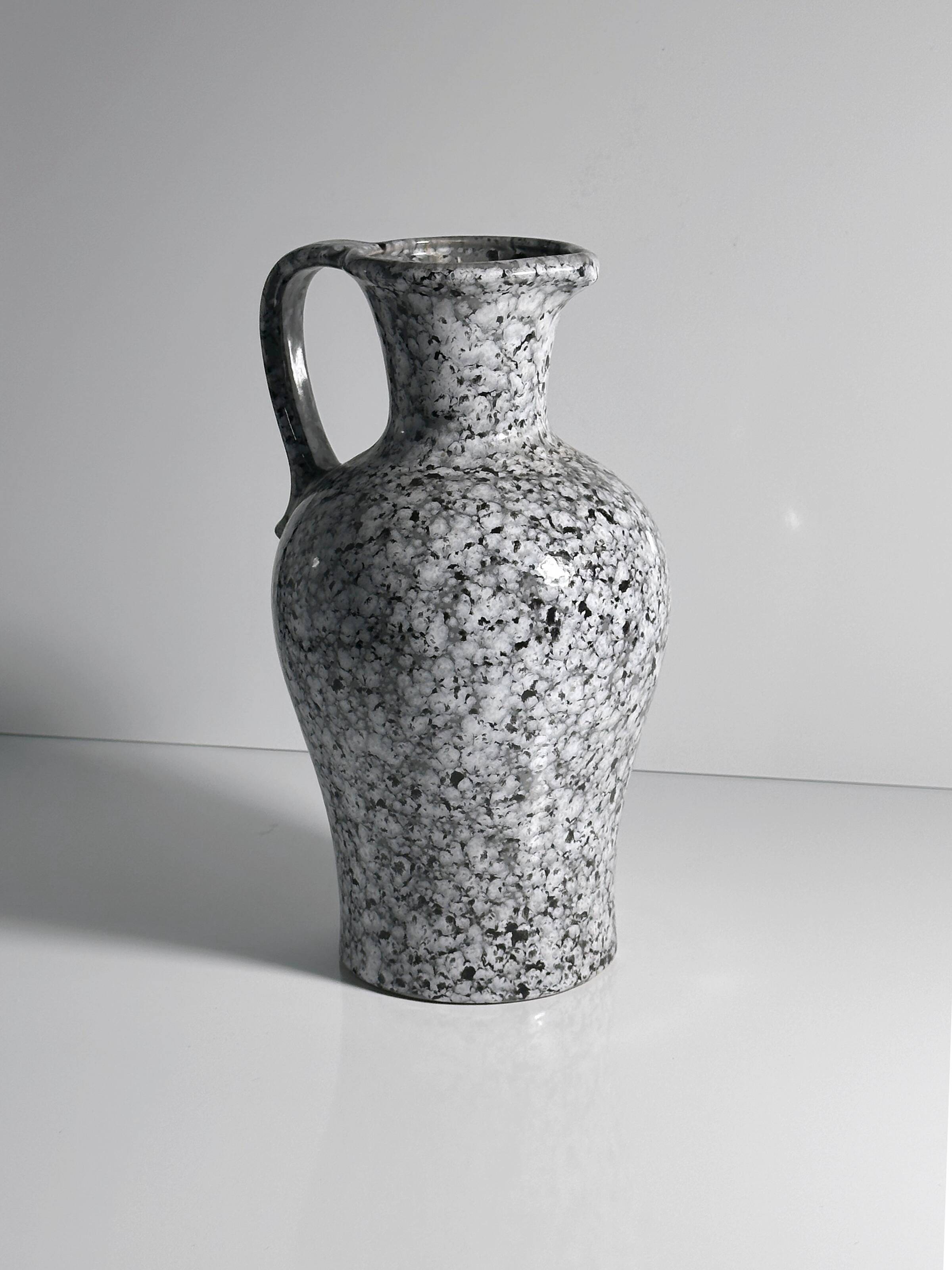 Vintage handled ceramic vase by Scheurich Postmodern