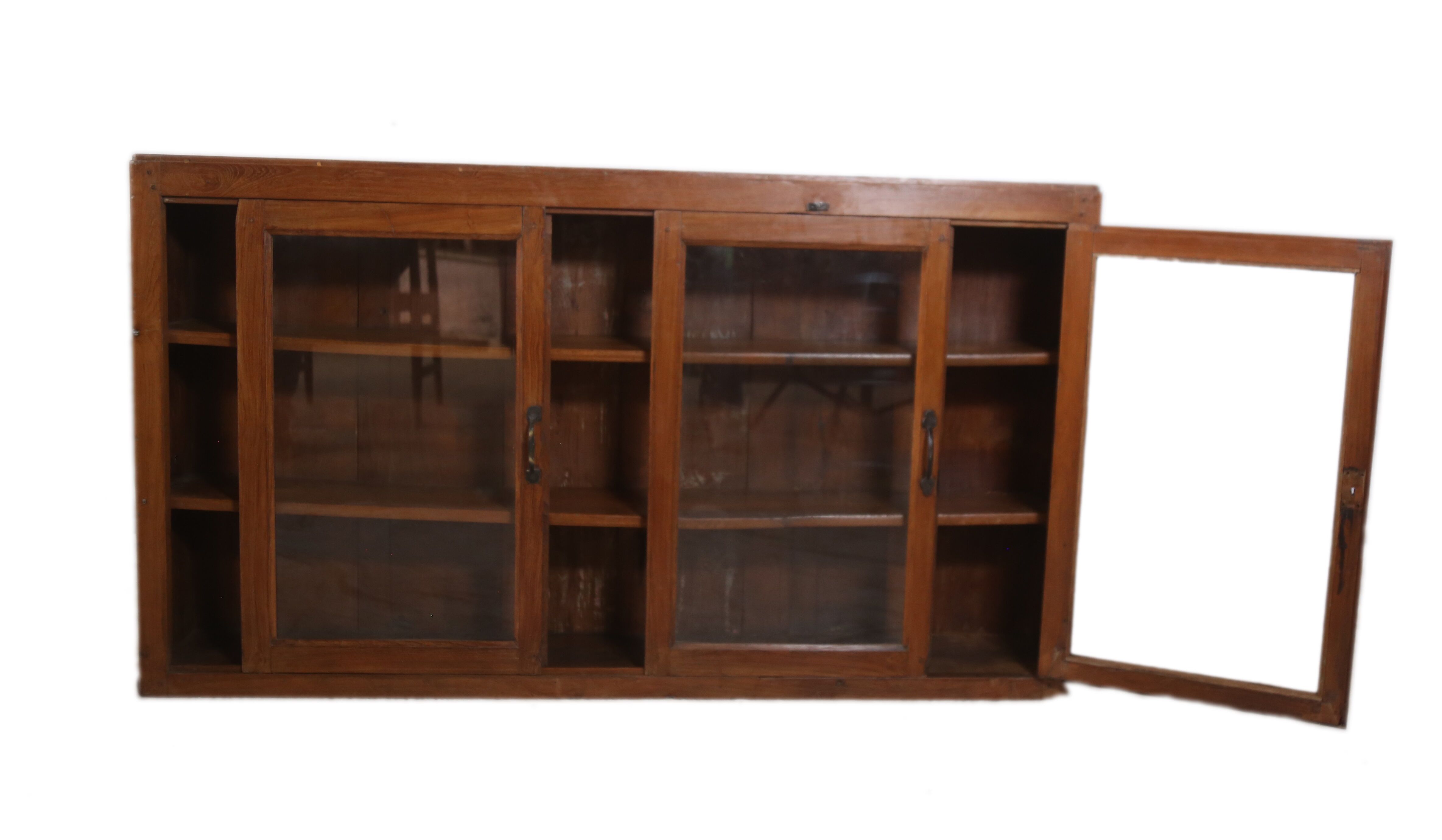 Old Burmese teak showcase