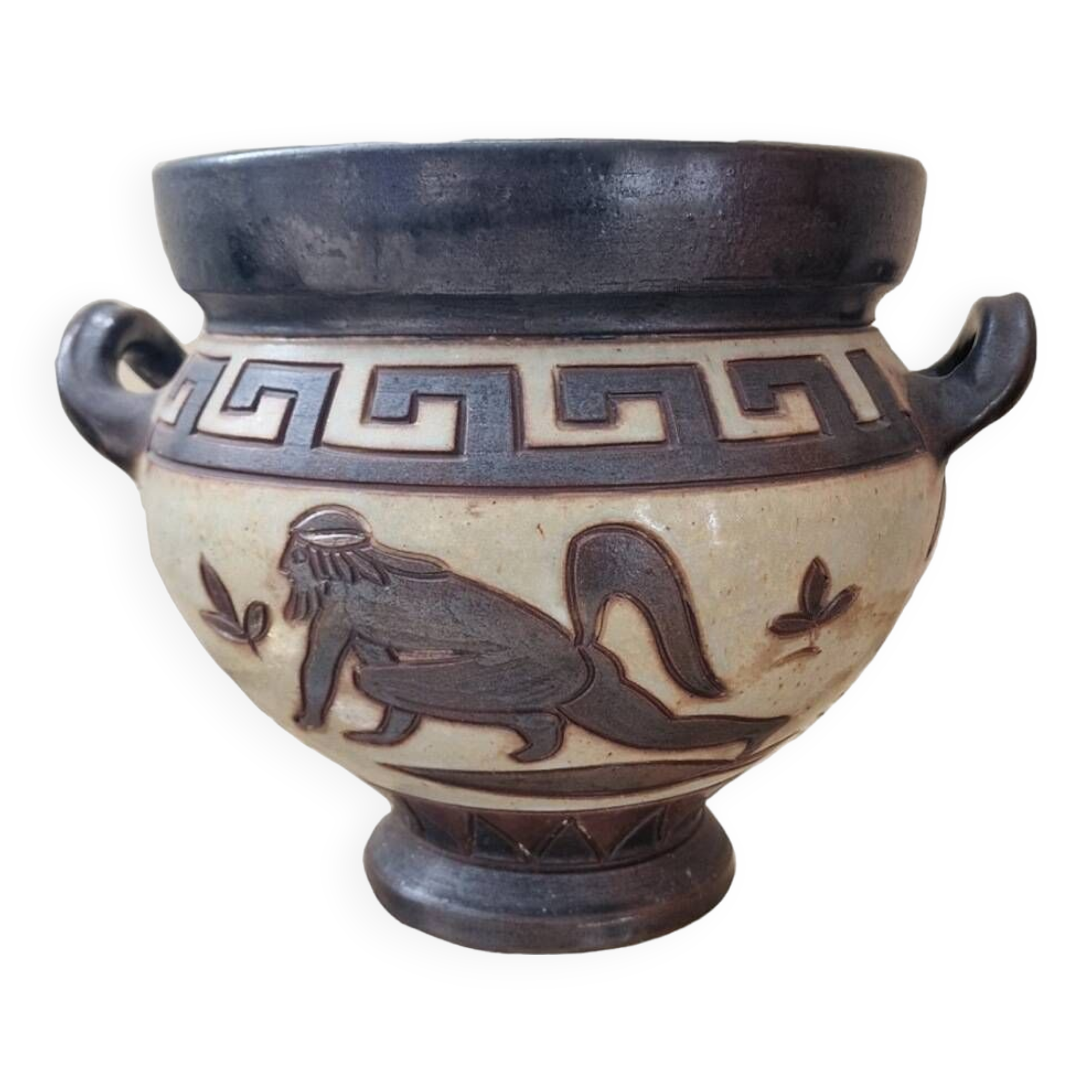 Ceramic vase signed Antoine Dubois